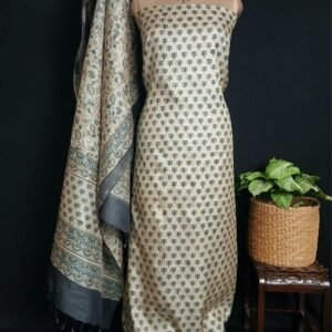 Two-Piece Salwar Sets in Pure Tussar Silk – (TPSS0006)