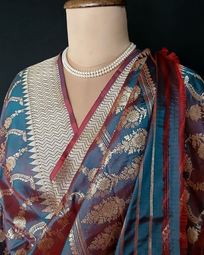 Jungla Banarasi Dupatta – (JBDT0017) - Image 4