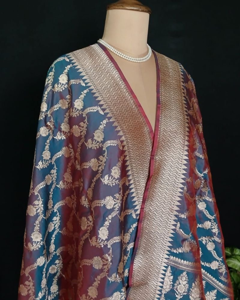 Jungla Banarasi Dupatta – (JBDT0017) - Image 2