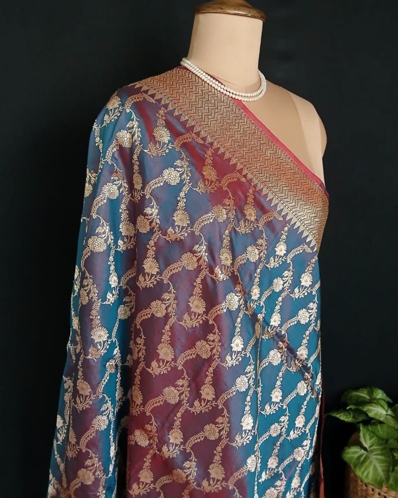 Jungla Banarasi Dupatta – (JBDT0017) - Image 6