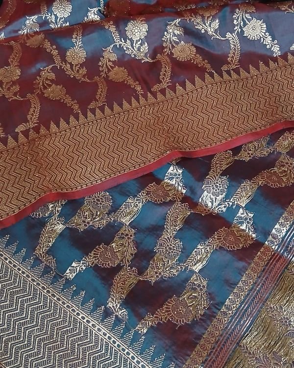 Jungla Banarasi Dupatta – (JBDT0017) - Image 7