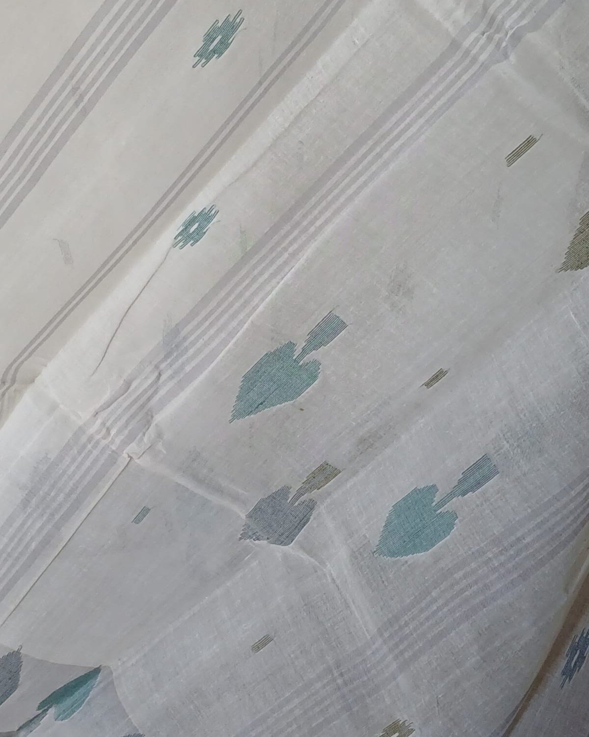Crisp Cotton Hand Jamdani Saree – (CCHJ0024) - Image 3