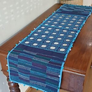 Festive Table Runner with mirrorwork – (FESTRUN009)