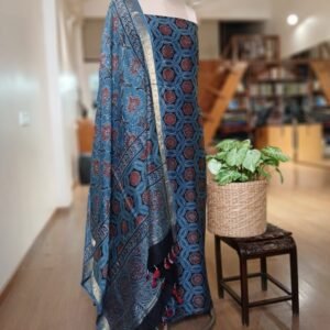 Two-piece salwar set in Maheshwari Silk Cotton - (SSMS0003)