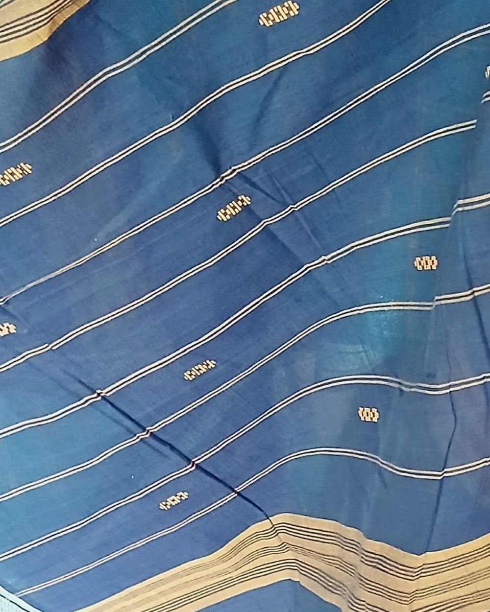 Beautiful Cotton Saree Handwoven in Machilipatnam (Bandar Saree) - (BSCC0003) - Image 4