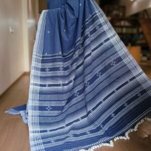 Bhujodi Saree Handwoven in Kala Cotton – (BHUJ1130)
