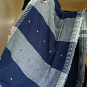 Bhujodi Saree Handwoven in Kala Cotton – (BHUJ1115)