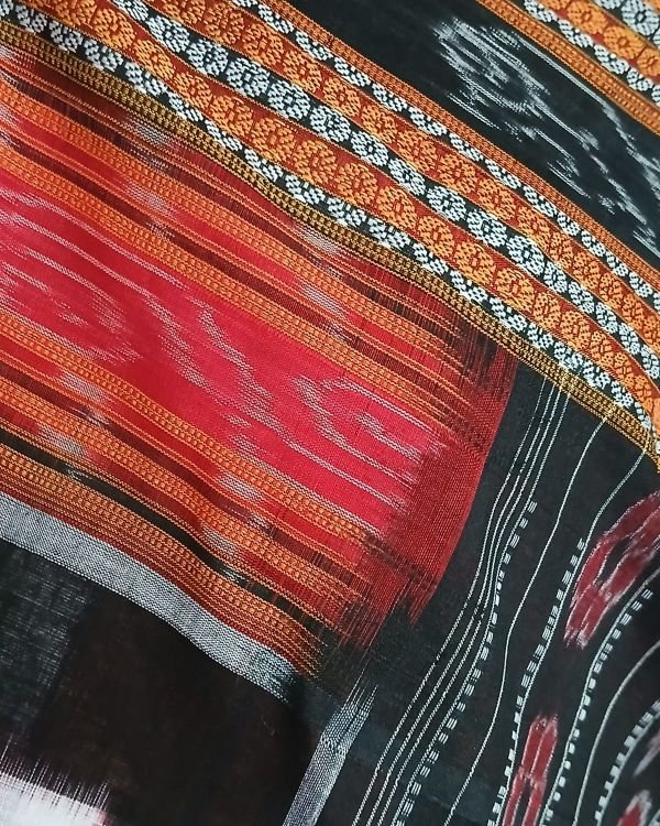 Bichitrapuri Sambalpur Double Ikat Saree in Cotton - (SSIS0004) - Image 10