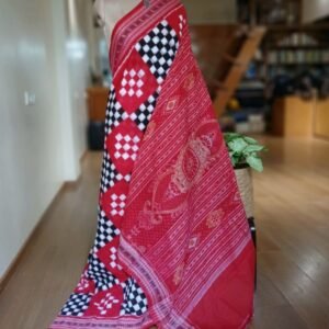 Bichitrapuri Sambalpur Double Ikat Saree in Cotton - (SSIS0003)