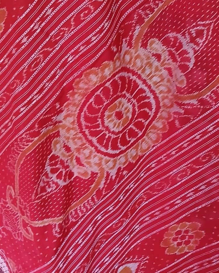 Bichitrapuri Sambalpur Double Ikat Saree in Cotton - (SSIS0003) - Image 4
