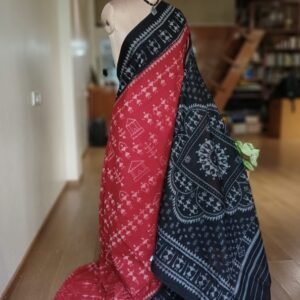 Nuapatna Single Ikat Handloom Saree - (NSIS0054)