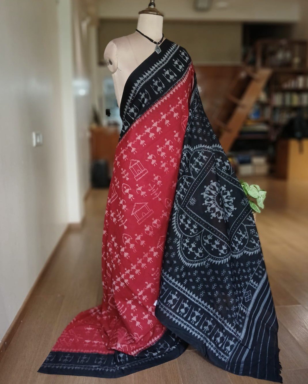 Nuapatna Single Ikat Handloom Saree - (NSIS0054)