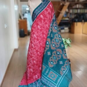 Nuapatna Single Ikat Handloom Saree - (NSIS0053)