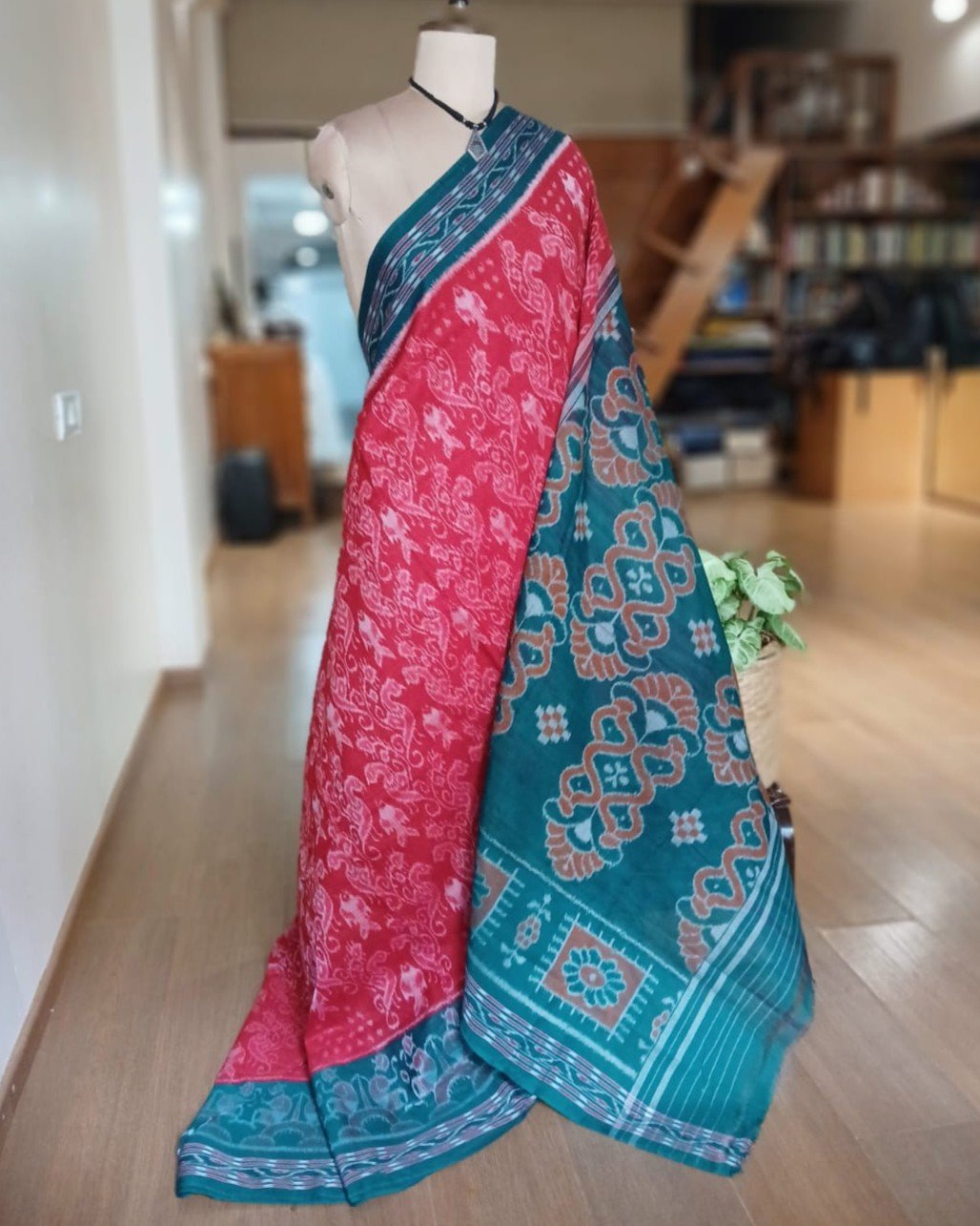 Nuapatna Single Ikat Handloom Saree - (NSIS0053)