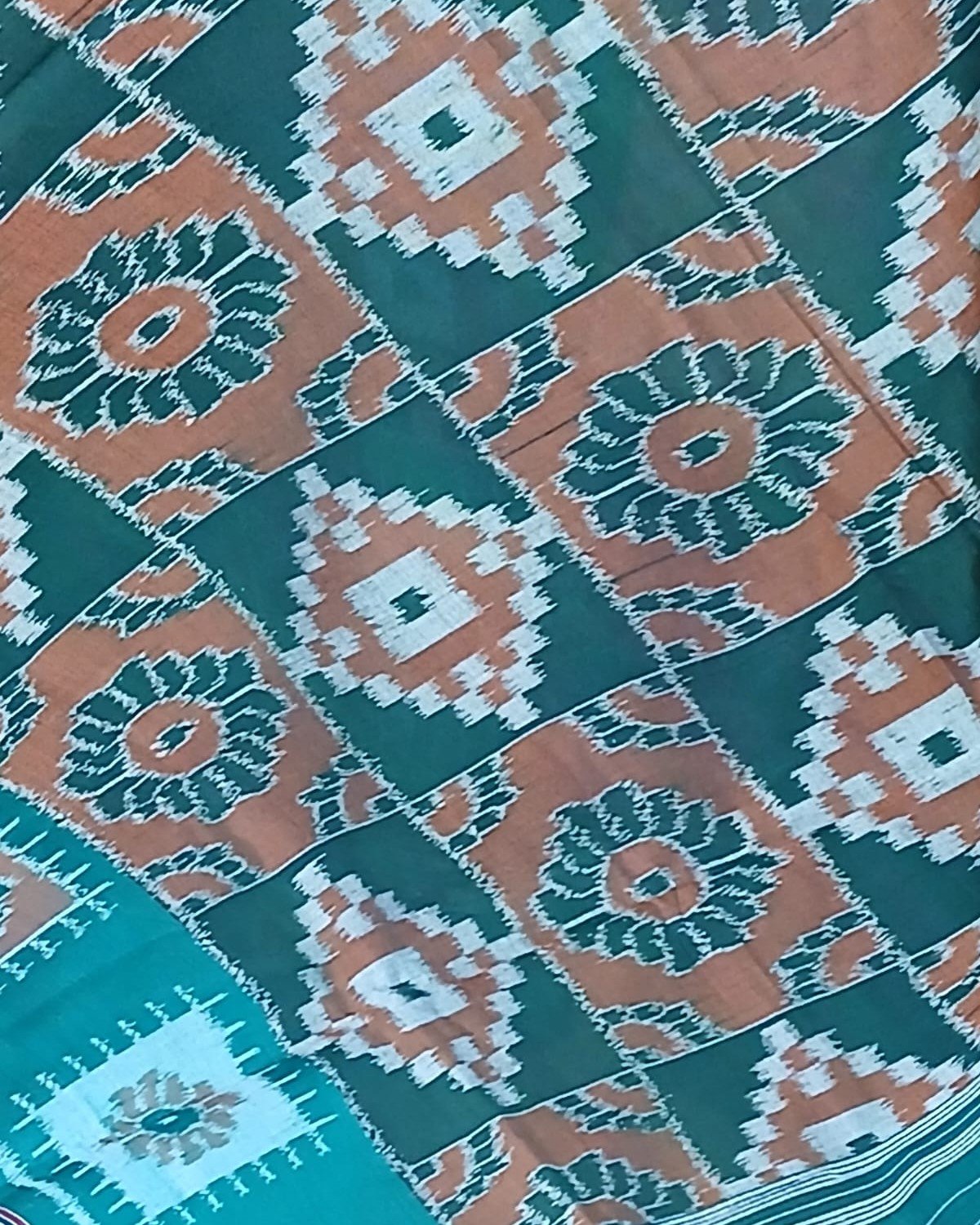 Nuapatna Single Ikat Handloom Saree - (NSIS0052) - Image 8