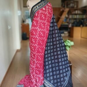 Nuapatna Single Ikat Handloom Saree - (NSIS0043)