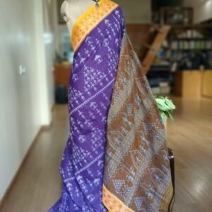 Nuapatna Single Ikat Handloom Saree - (NSIS0049)