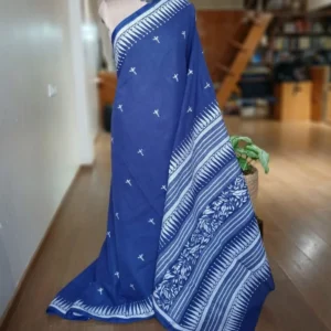 Cotton Kantha Saree from Santiniketan – (KNCS0005)
