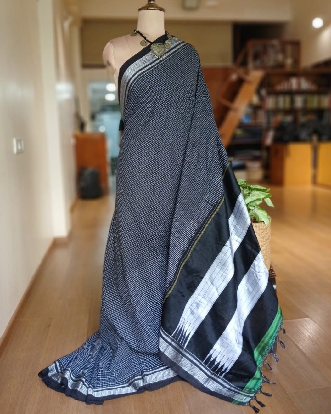 Handloom Ilkal Saree - (ILKA1046)