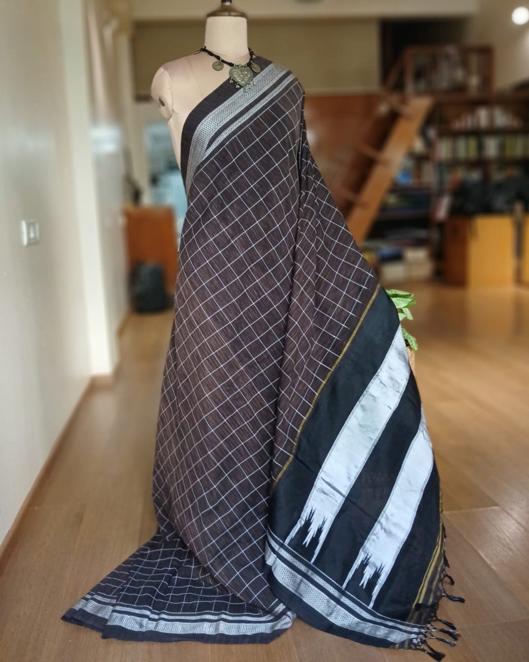 Handloom Ilkal Saree - (ILKA1049)