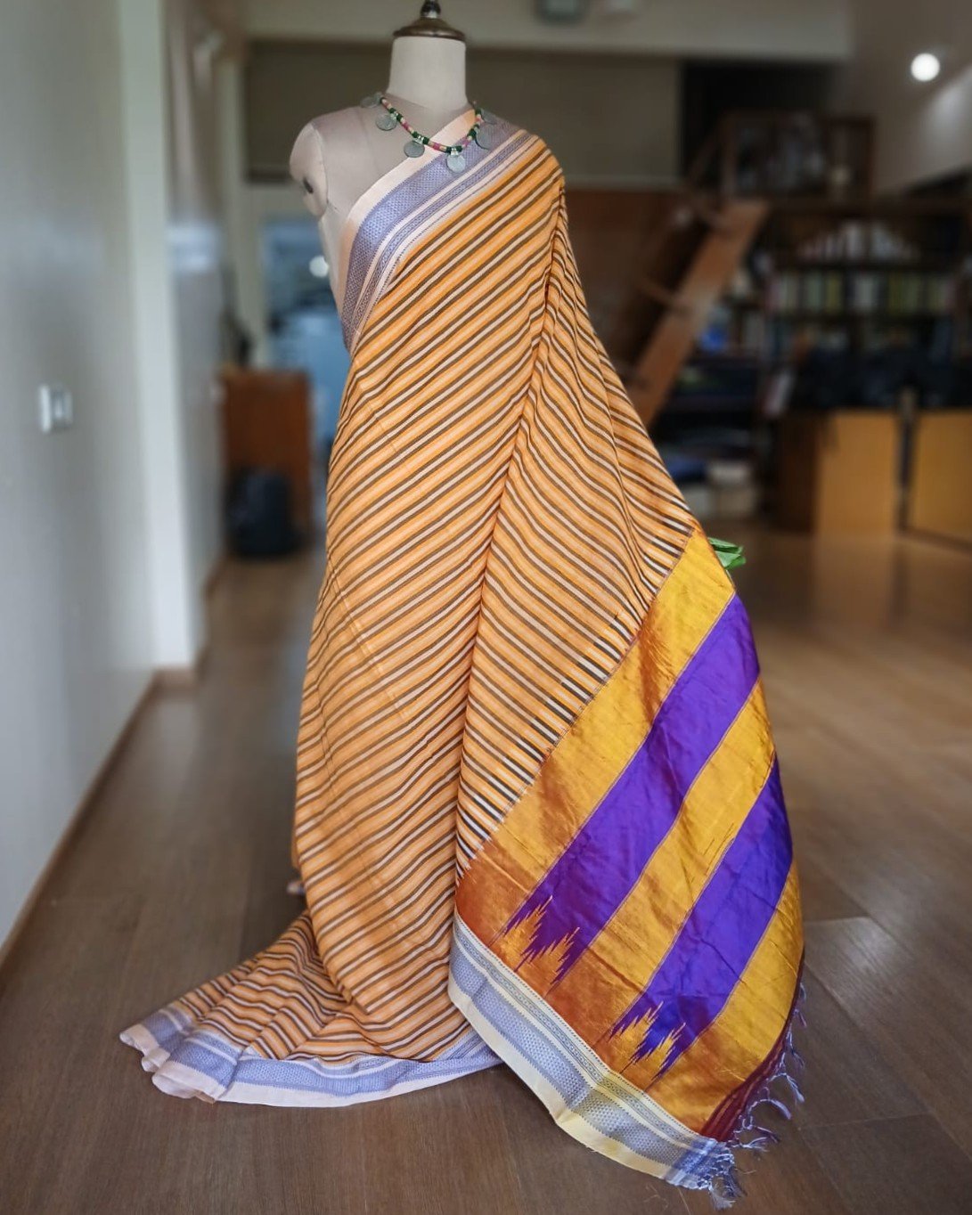 Handloom Ilkal Saree - (ILKA1050)