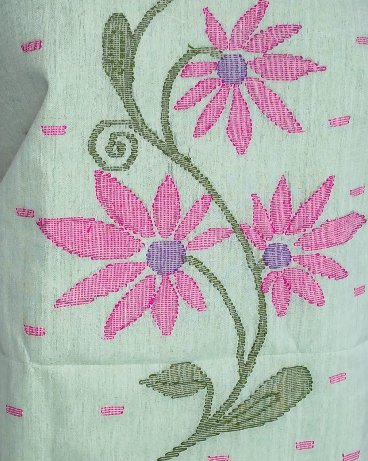 Manipur Handloom 3-piece Salwar Set - (MHSS0025) - Image 8