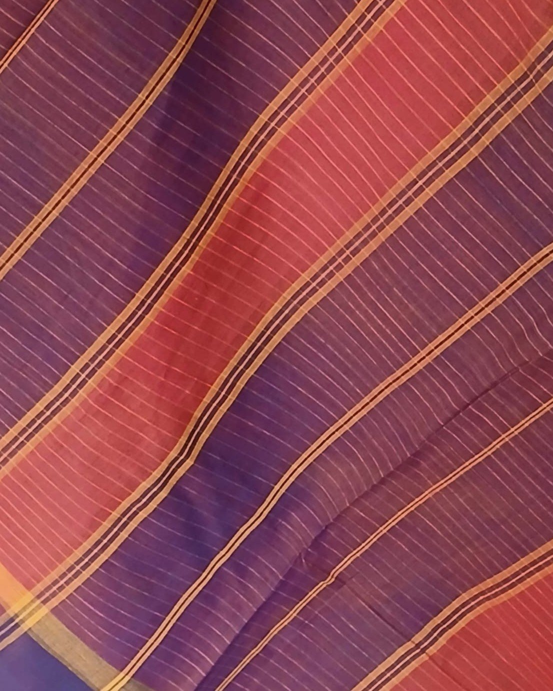 Classic Handwoven 40-count Kandangi from Chettinad – (CHKS0031) - Image 7