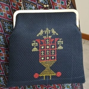 Kasuti Embroidered Silk Purse - (KSTP1021)