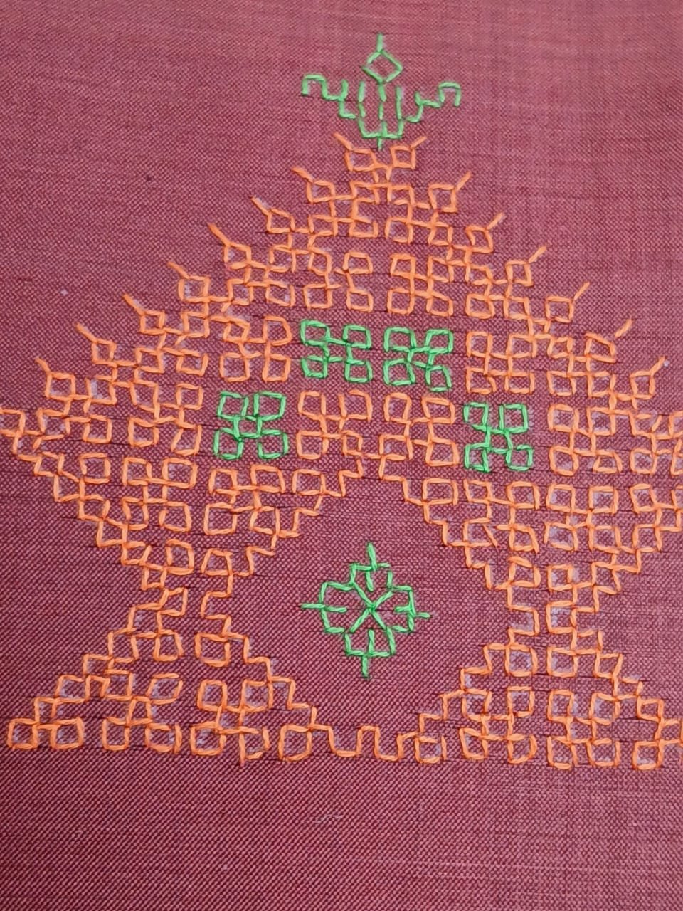 Kasuti Embroidered Silk Purse - (KSTP1027) - Image 3