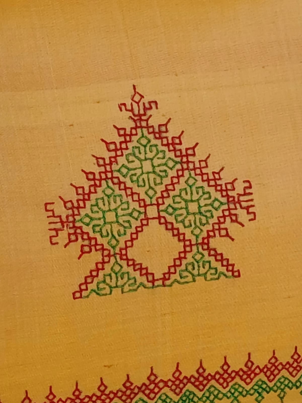 Kasuti Embroidered Silk Purse - (KSTP1028) - Image 3