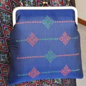 Kasuti Embroidered Silk Purse - (KSTP1024)