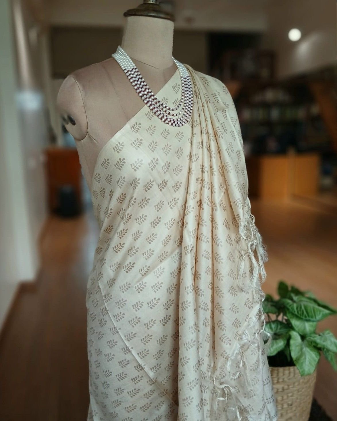 Kosa Tussar Silk Saree - (KTSS1008) - Image 5