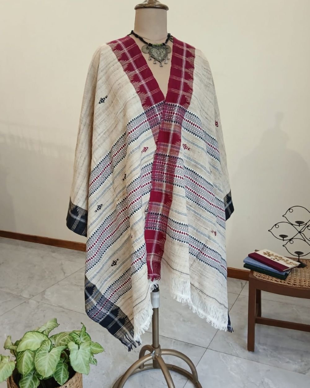 Kotpad Dupatta in Tussar Silk and Cotton Mix – (KKTD0005)