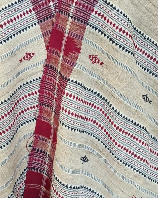 Kotpad Dupatta in Tussar Silk and Cotton Mix – (KKTD0005) - Image 3