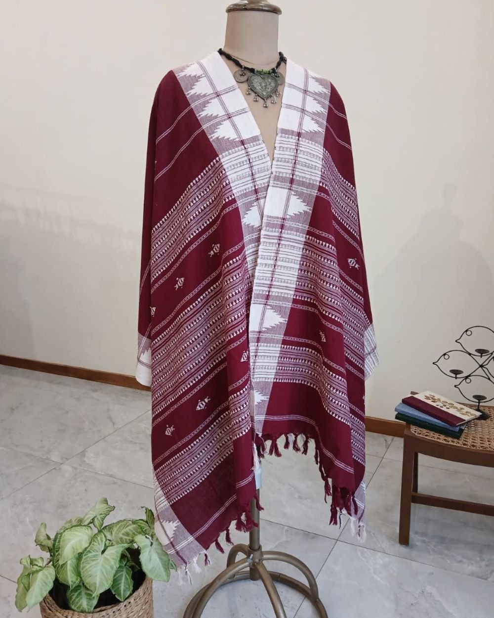 Handweave Cotton Kotpad Dupatta – (CTKD0003)