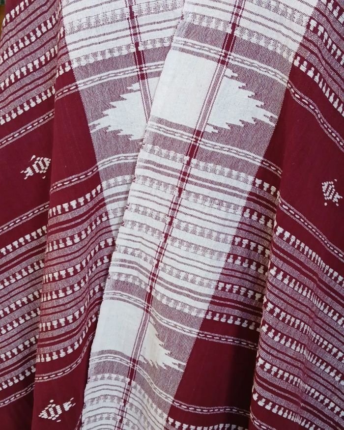 Handweave Cotton Kotpad Dupatta – (CTKD0003) - Image 3
