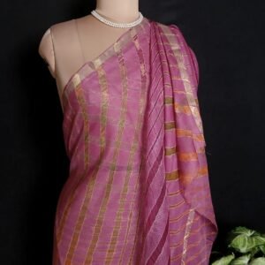 Hand tie-dye Leheriya on Kota Silk (HTKS1028)