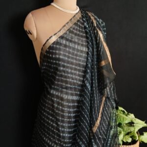 Hand tie-dye Leheriya on Kota Silk (HTKS1047)