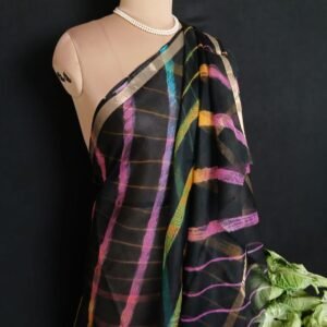 Hand tie-dye Leheriya on Kota Silk (HTKS1044)