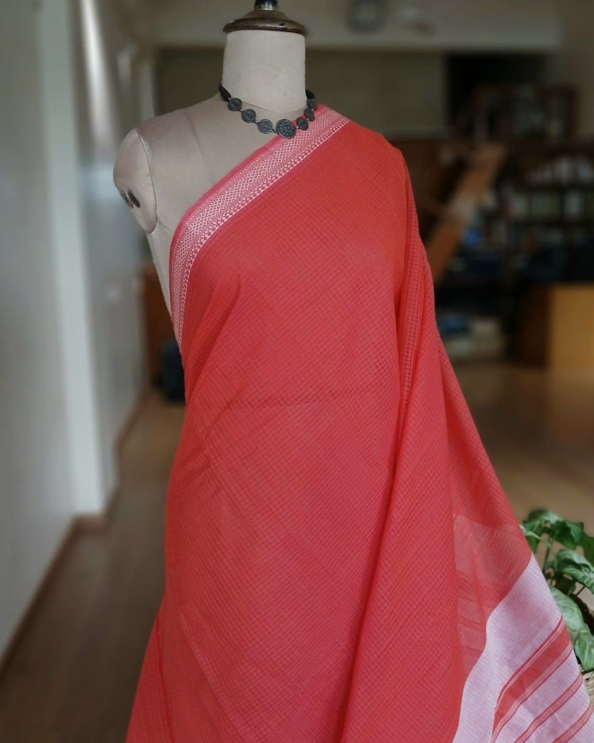 Mangalagiri Handweave Cotton Saree - (MHCS0043) - Image 3