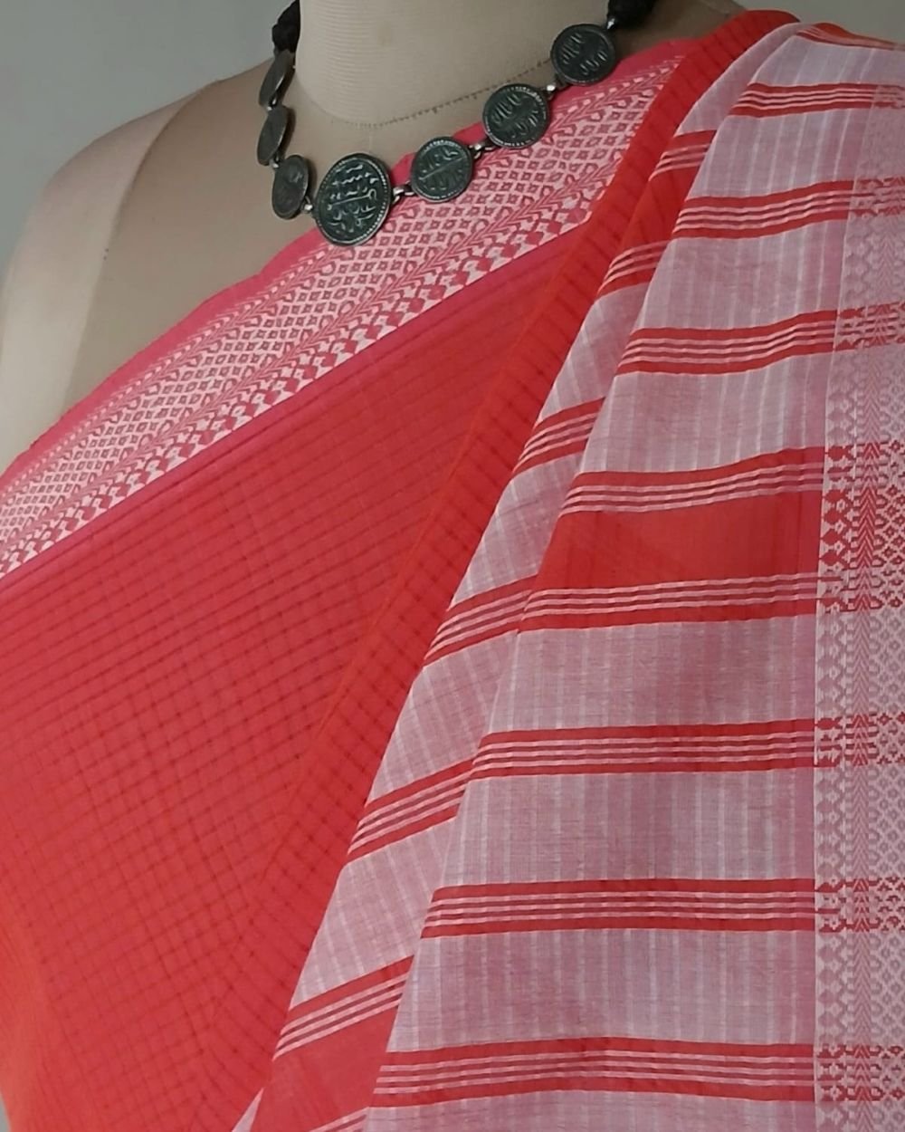 Mangalagiri Handweave Cotton Saree - (MHCS0043) - Image 7