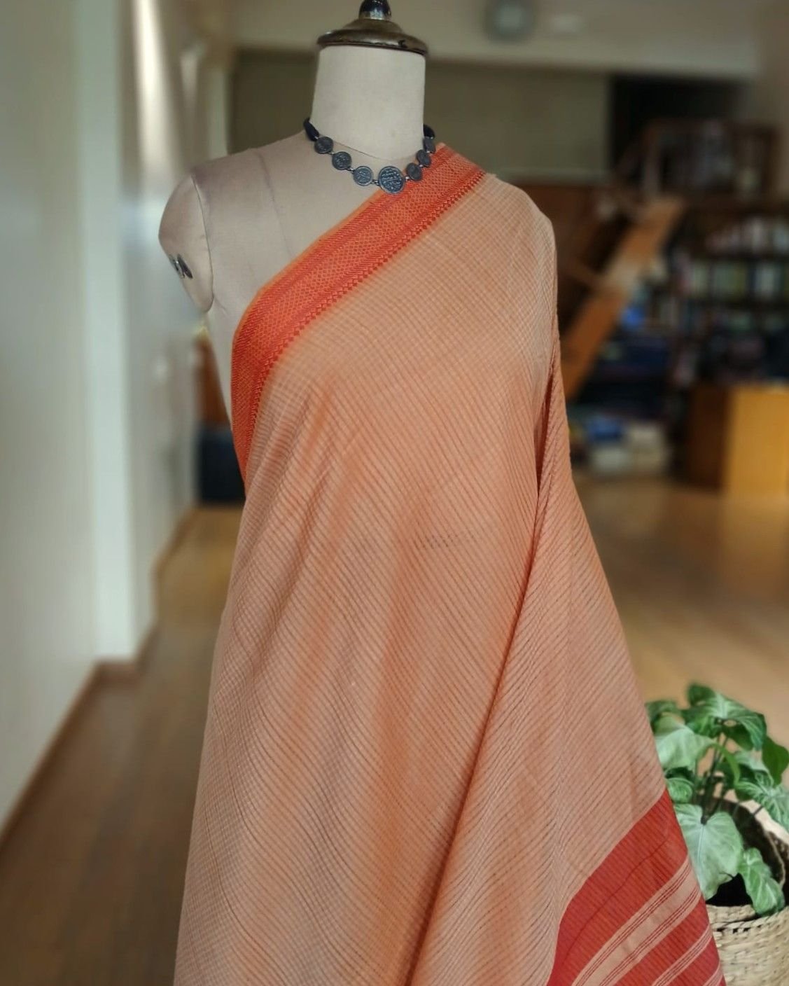 Mangalagiri Handweave Cotton Saree - (MHCS0046) - Image 3