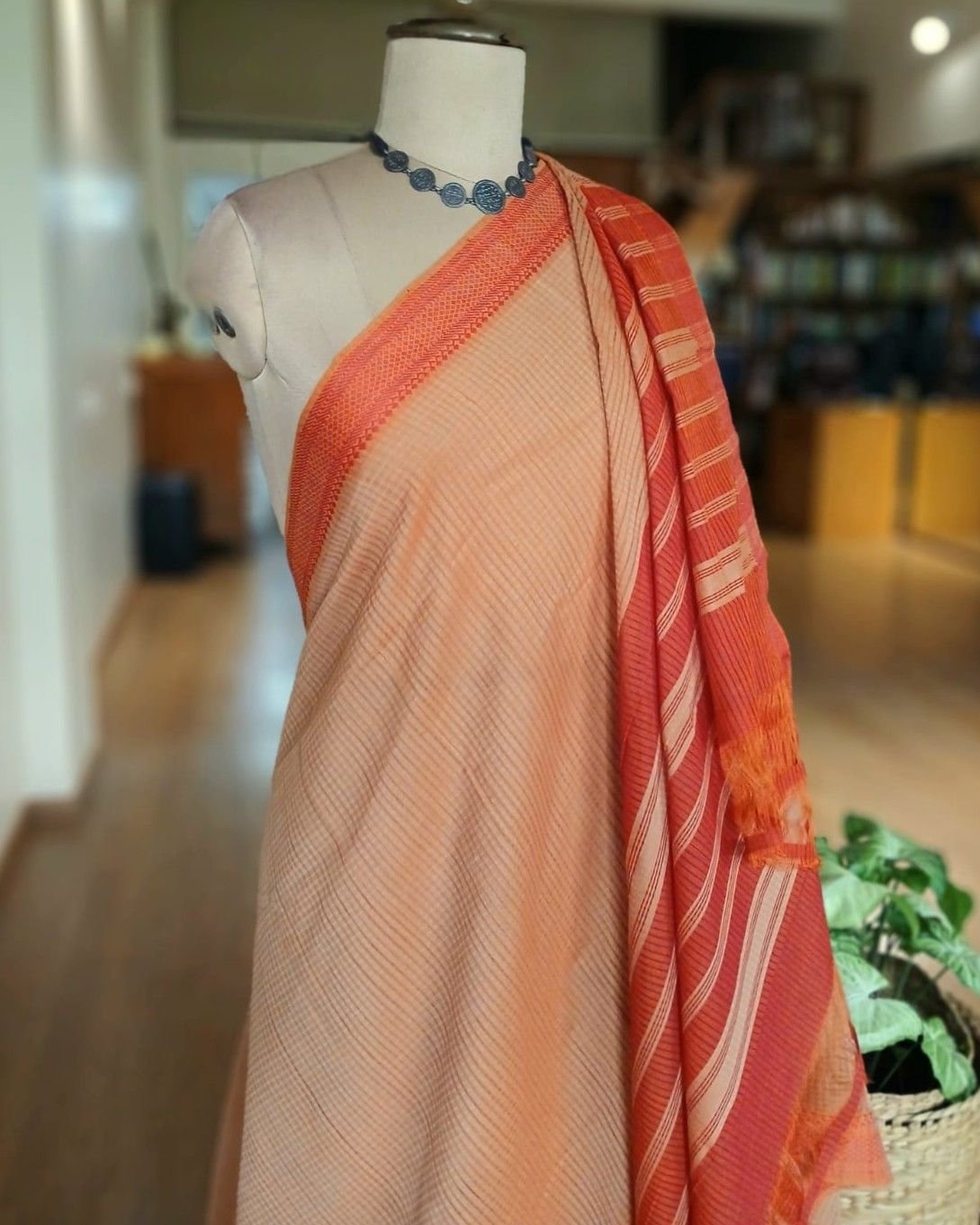 Mangalagiri Handweave Cotton Saree - (MHCS0046) - Image 6