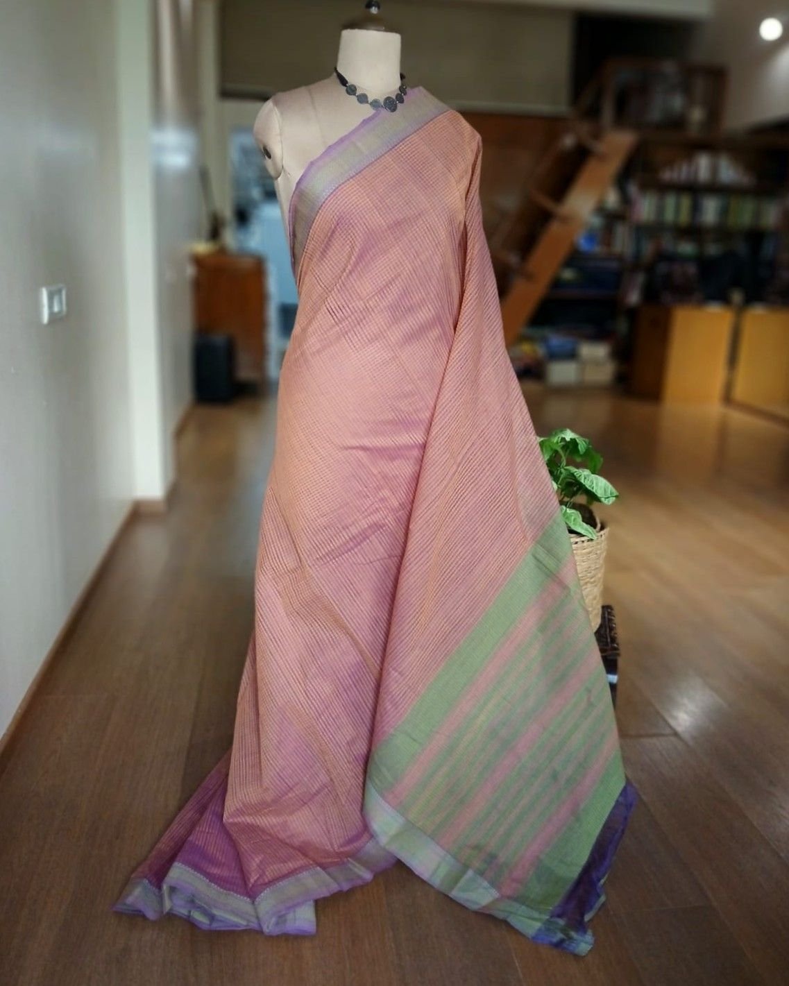 Mangalagiri Handweave Cotton Saree - (MHCS0047) - Image 2