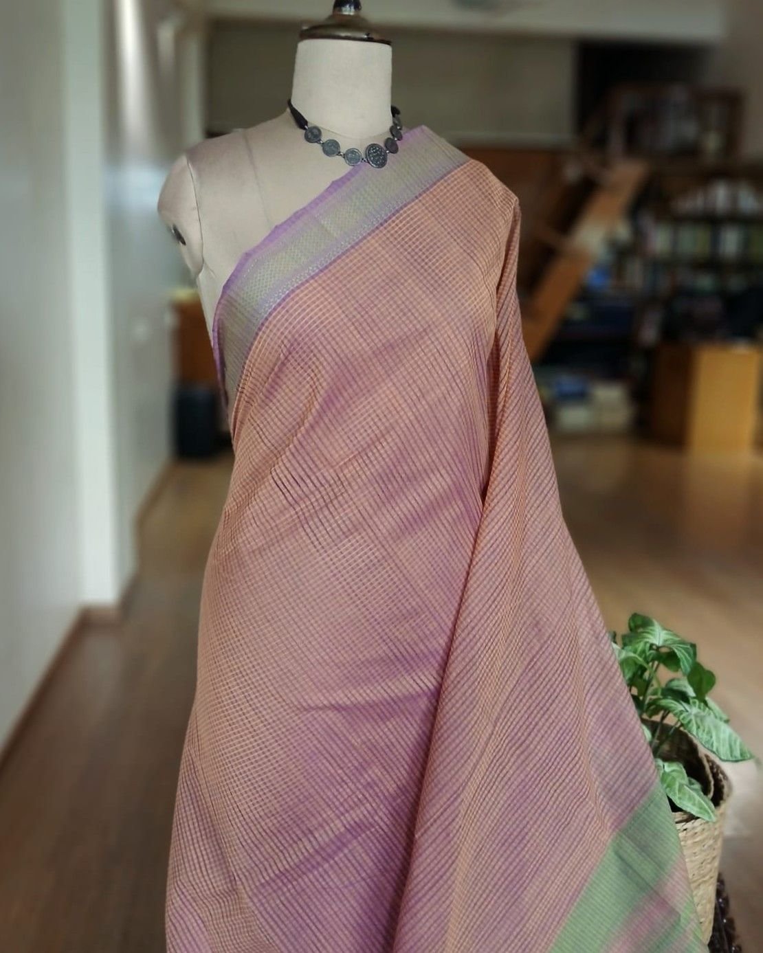 Mangalagiri Handweave Cotton Saree - (MHCS0047) - Image 3