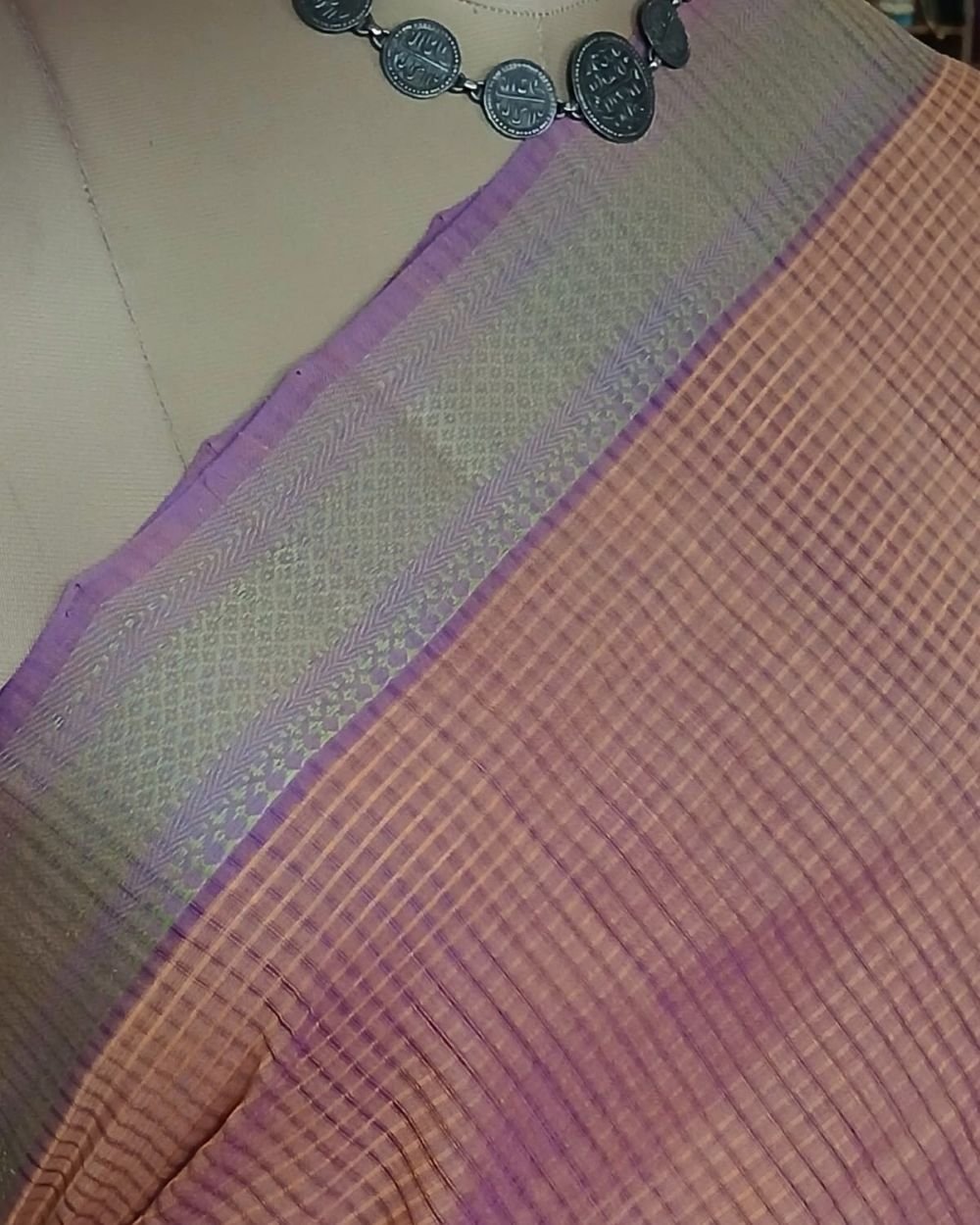Mangalagiri Handweave Cotton Saree - (MHCS0047) - Image 4