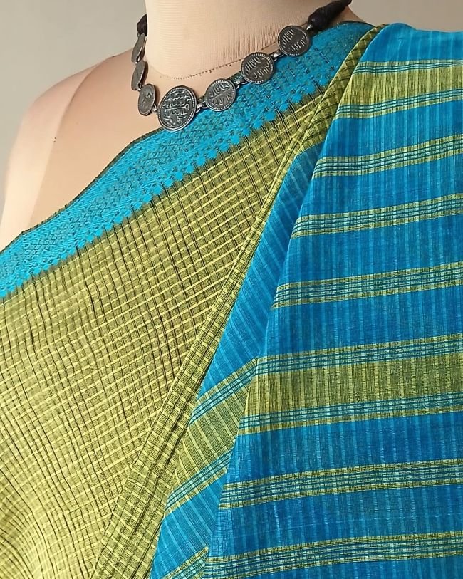 Mangalagiri Handweave Cotton Saree - (MHCS0048) - Image 7