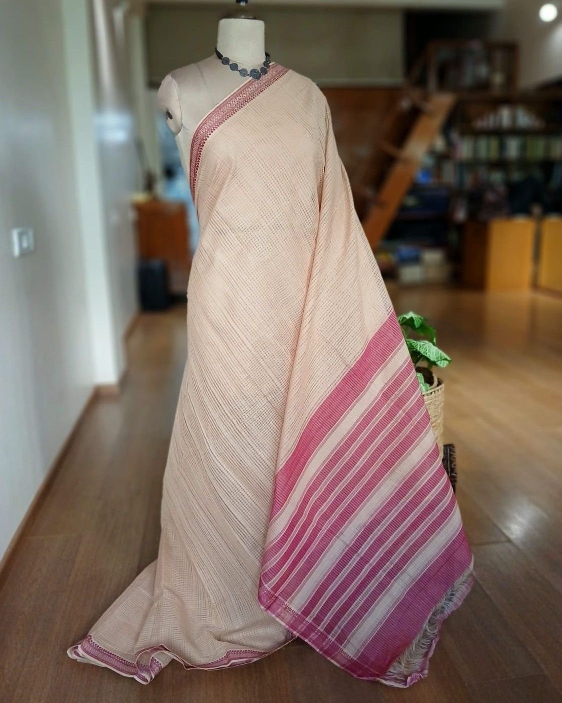 Mangalagiri Handweave Cotton Saree - (MHCS0051) - Image 2