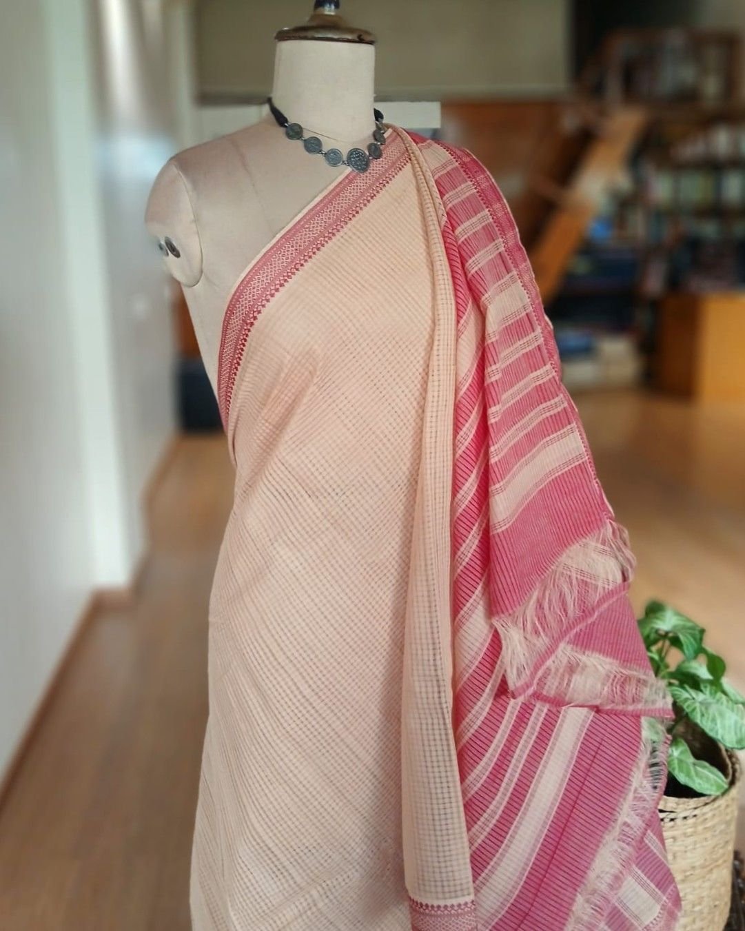 Mangalagiri Handweave Cotton Saree - (MHCS0051) - Image 6