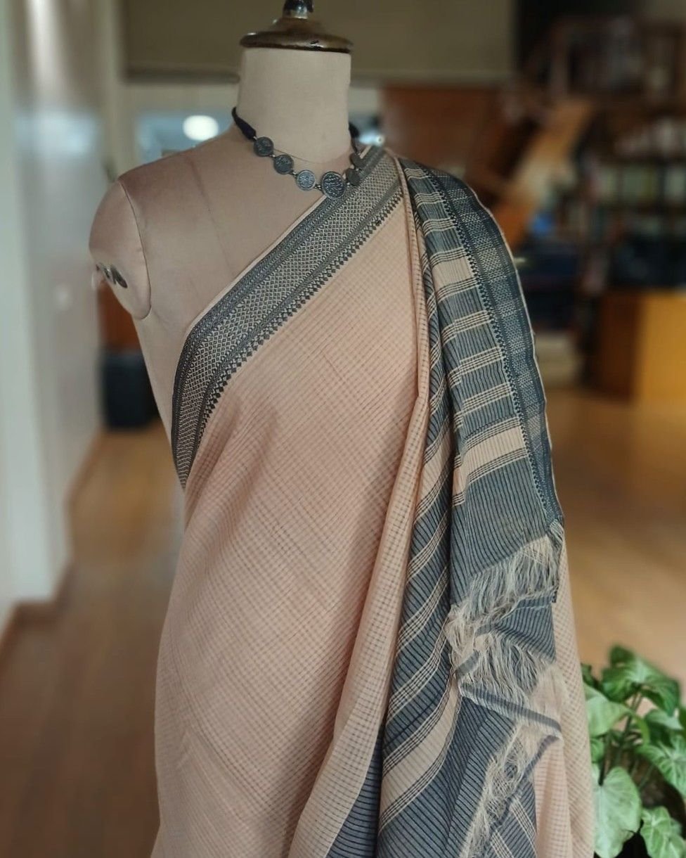 Mangalagiri Handweave Cotton Saree - (MHCS0049) - Image 5